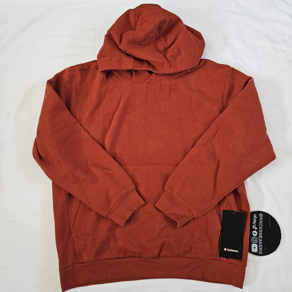 lululemon Steady State Pullover Hoodie ATRU Autumn Rust Men’s Size Large